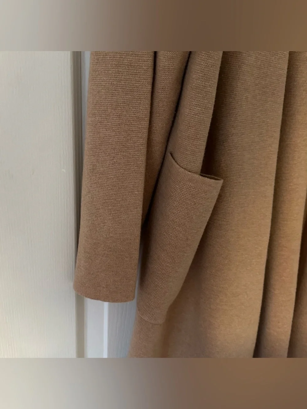 Women’s‎ Plus J. Crew 365 Merino Wool Blend Cardigan Classic Monochrome Tan XXL.